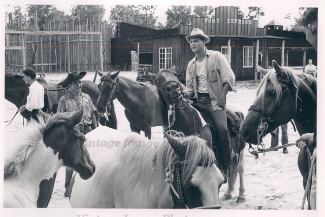 Old Fort Dodge horses.  1964.  