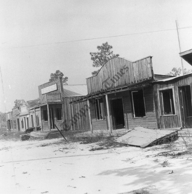 Main Street in ruins.  1967.  