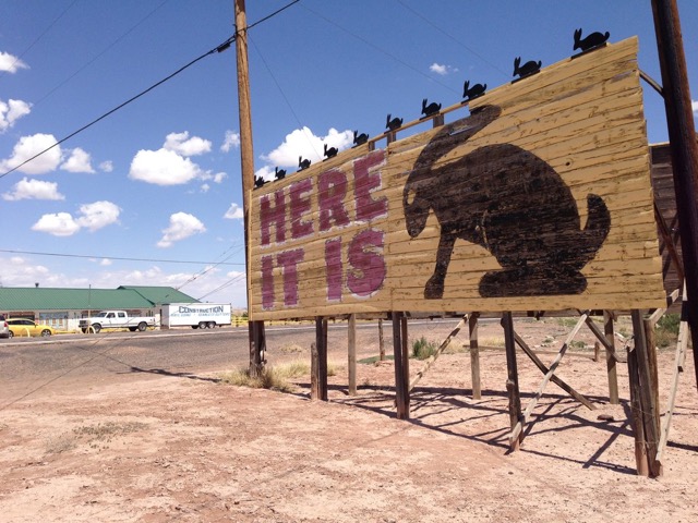 Here It Is.  Jackrabbit Trading Post Route 66 AZ  2014