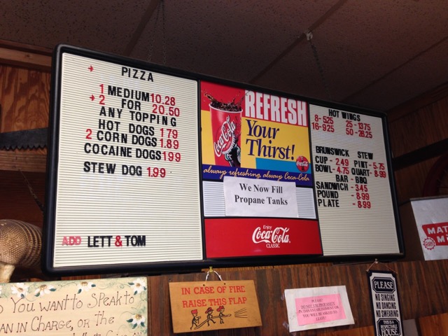 Good Hope General Store.  Home of the Cocaine Dog.