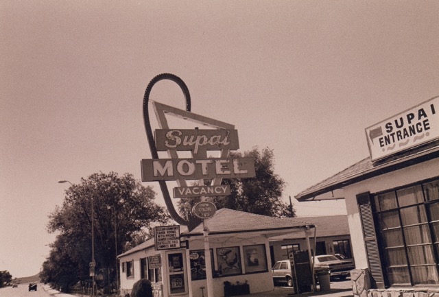 Supai Motel.  Route 66, Seligman AZ  1991