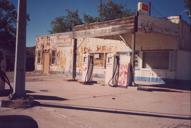 Hackberry General Store, Route 66.  1991.
